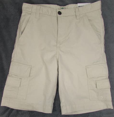 Cotton Blend Shorts in Sand 